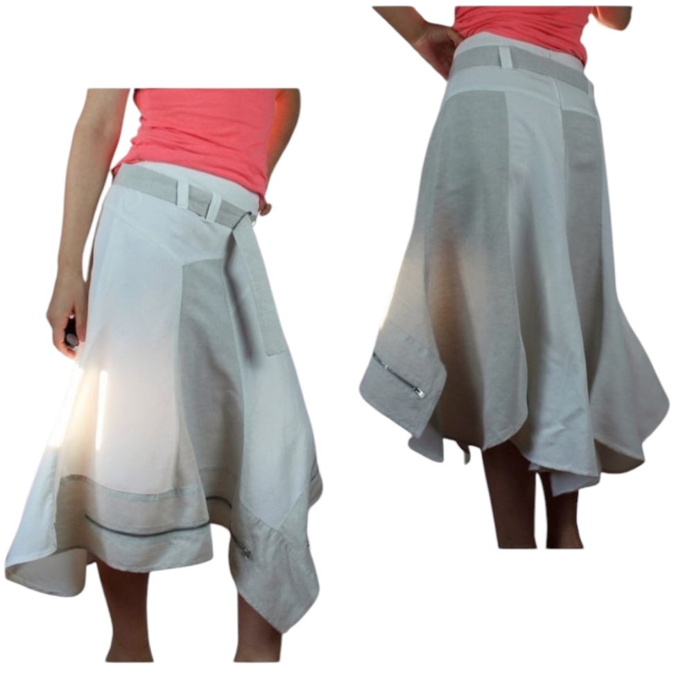 Ivan Grundahl skirt with zippers sz.M /sz.40